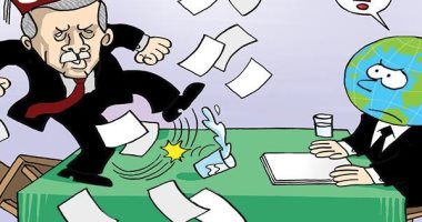 كاريكاتير صحيفة إماراتية.. أردوغان مرتبكا ولا يفعل غير إثارة الفوضى 