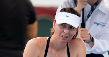ماريا شارابوفا تنسحب من مباراة تنس فى أستراليا لعدم قدرتها على التنفس