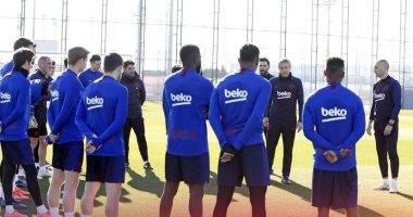 كيكى سيتين يقود تدريبات برشلونة للمرة الأولى.. فيديو وصور