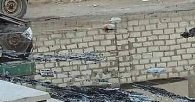 قارئ يشكو من غرق قرية الرياض ببنى سويف فى مياه الصرف الصحى