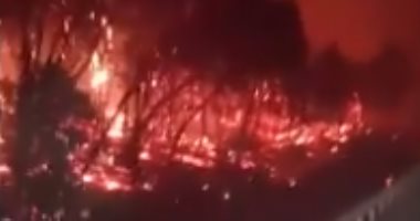 حريق ضخم بجنوب كاليفورنيا يجبر 8 آلاف شخص على الفرار من المنازل
