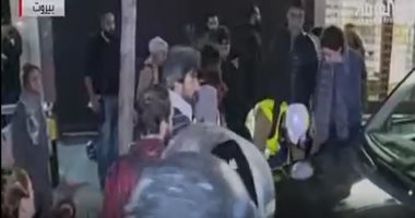 الأمن اللبنانى يعتقل متظاهرين غرب بيروت.. فيديو 