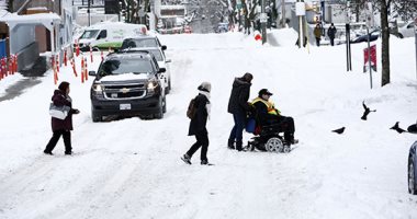 الثلج يغطى مدينة فيكتوريا الكندية ودرجات الحرارة "تحت الصفر"