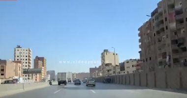 فيديو.. انتظام حالة المرور بمخرج صفط اللبن اتجاه جامعة القاهرة