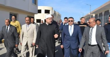 وزير الأوقاف يستكمل جولته بمدينة الغردقة بتفقد الانشاءات مسجد "آل صابر"