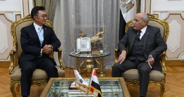 "العصار" يبحث مع سفير كوريا الجنوبية بالقاهرة تعزيز التعاون
