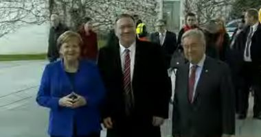 الأمين العام للأمم المتحدة ورئيس وزراء بريطانيا يصلان مقر انعقاد مؤتمر برلين