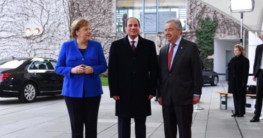 انطلاق فعاليات مؤتمر برلين بشأن الأزمة الليبية بمشاركة الرئيس السيسى
