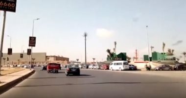فيديو.. سيولة مرورية بشارع التسعين فى القاهرة الجديدة