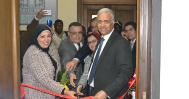 صور.. افتتاح إدارة الوافدين بجامعة الإسكندرية.. وتكريم الدكتورة رشا كمال