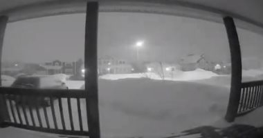 فيديو بتقنية "Time-lapse" يعكس حجم العاصفة الثلجية فى نيوفاوندلاند الكندية