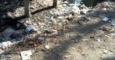 شكوى من تحول ترعة القوصية إلى مقلب للقمامة فى محافظة أسيوط