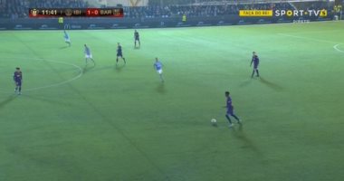 إيبيزا ضد برشلونة.. الفريق المغمور يحرج البارسا ويتقدم 1-0 "فيديو"
