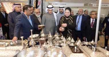 وزيرة التجارة والصناعة تفتتح الجناح المصري بمعرض الخريف الدولي بالبحرين