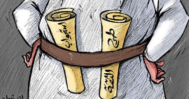 كاريكاتير صحيفة كويتية.. البرلمان الكويتى ساحة للاستجوابات وطرح الثقة