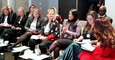 وزيرة التعاون الدولى من دافوس: نعمل على تحقيق المساواة وتمكين المرأة
