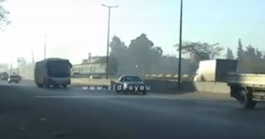 فيديو .. انتظام الحركة المرورية بطريق إسكندرية الزراعى 