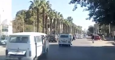 فيديو .. شاهد الحالة المرورية فى شارع الهرم فى الاتجاهين