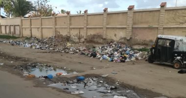 قارئ يشكو من انتشار القمامة بشارع شكرى القوتلى بحى منتزه ثان بالإسكندرية
