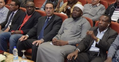 رئيس قناة السويس يلتقى وفد الإعلاميين الأفارقة للتعرف على مستجدات التنمية.. صور