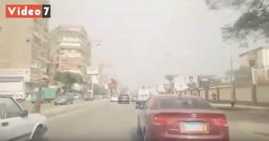 فيديو.. انتظام حركة السيارات بشارع البحر الأعظم المتجه من المنيب للدقى
