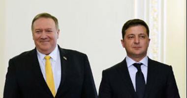 وزير خارجية أمريكا يلتقى الرئيس الأوكرانى "زيلينسكى" بالعاصمة "كييف"