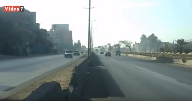 فيديو.. رغم الأمطار.. انتظام حركة المرور بطريق إسكندرية الزراعى 