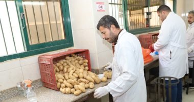 صور.. وزير الزراعة يفتتح وحدة رصد مشروع مكافحة العفن البني فى البطاطس