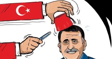 كاريكاتير صحيفة إماراتية.. أردوغان يحتل ليبيا عن طريق "السراج"