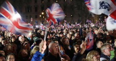احتفالات البريطانيين بالخروج من الاتحاد الأوروبى 