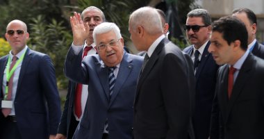الرئيس الفلسطينى يصل الجامعة العربية لحضور اجتماع وزراء الخارجية 