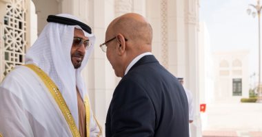 محمد بن زايد يستقبل رئيس موريتانيا لبحث العلاقات الثنائية بين البلدين