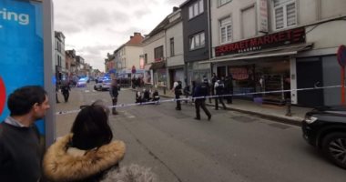 صور.. عملية طعن فى بلجيكا والشرطة تطلق النار على الجانى