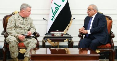 رئيس وزراء العراق يبحث مع القيادة المركزية للجيش الأمريكى التعاون لمكافحة الإرهاب