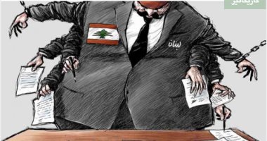 كاريكاتير صحيفة سعودية.. لبنان رهينة الأجندة الإقليمية