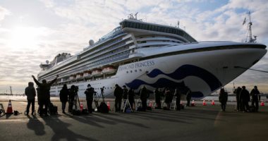 ثبوت إصابة 61 مسافر إلى اليابان على متن سفينة سياحية بفيروس كورونا
