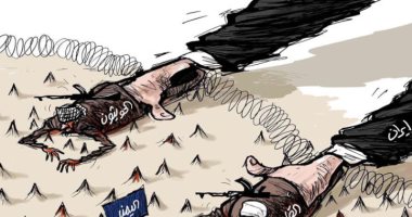 كاريكاتير صحيفة سعودية.. إيران دمرت اليمن بدعم تنظيم القاعدة والحوثيين