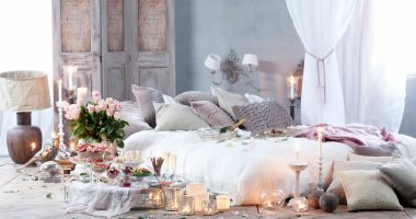 6 لمسات رومانسية لتغيير ديكور غرفة نومك فى شهر الحب بأقل التكاليف