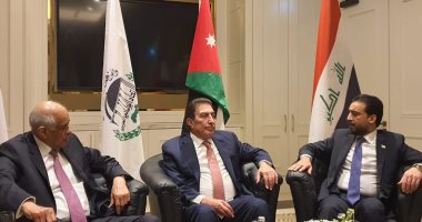 صور .. الدكتور على عبدالعال يلتقى رئيسى برلمان الأردن والعراق  فى عمان 