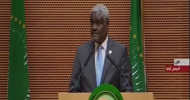 رئيس مفوضية الاتحاد الأفريقى: السيسى قام بعمل عظيم خلال رئاسته للاتحاد