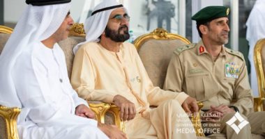 محمد بن راشد وسيف بن زايد يشهدان جانباً من "تحدي الإمارات للفرق التكتيكية"