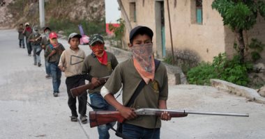 ميليشيا مسلحة من الأطفال لمواجهة مافيا المخدرات فى المكسيك