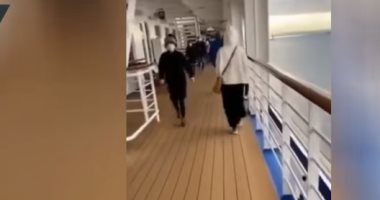 فيديو من على متن سفينة "أميرة الماس" اليابانية الموبوءة بفيروس كورونا