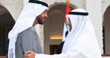 ولي عهد أبو ظبى يستقبل أمين عام مجلس التعاون 