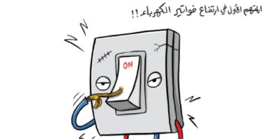 كاريكاتير صحيفة أردنية.. الاستهلاك الخاطيء سبب ارتفاع قيمة فواتير الكهرباء