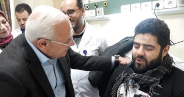 محافظ بورسعيد يتابع سير العمل بمستشفي السلام (صور)