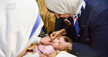 انطلاق الحملة القومية لتطعيم 16.5 مليون طفل ضد شلل الأطفال