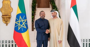 محمد بن زايد ولى عهد أبو ظبى يستقبل رئيس وزراء إثيوبيا
