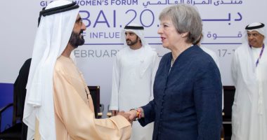 حاكم دبى يؤكد حرص الإمارات على العمل مع بريطانيا لتدعيم آفاق التعاون المشترك
