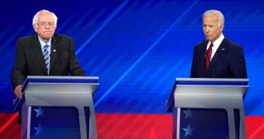 المناظرة الحادية عشر فى سباق الانتخابات الأمريكية بين بايدن وساندرز بدون جمهور